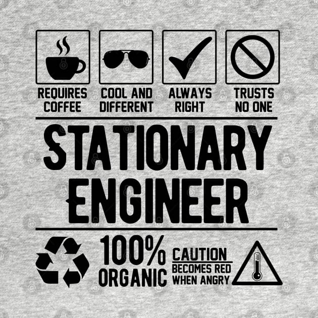 Stationary Engineer Job (black) by Graficof